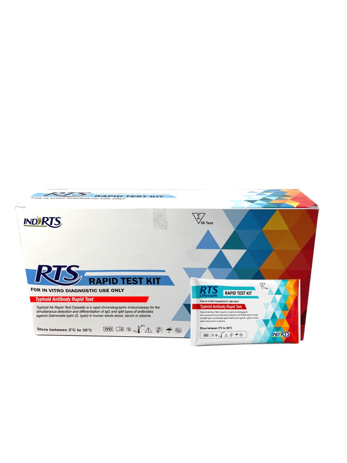 RTS Lifecare Typhoid Antibody Rapid Test